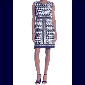 Sz 0 Ted Baker Jacquard dress